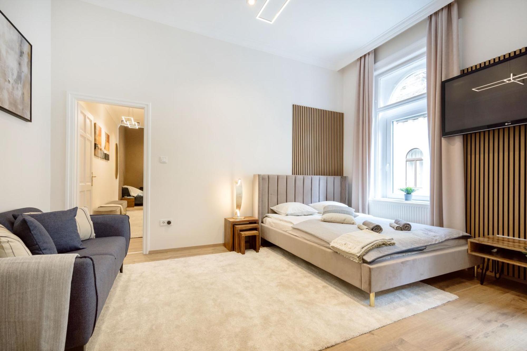 Appartamento Sleek Downtown Living Budapest Esterno foto