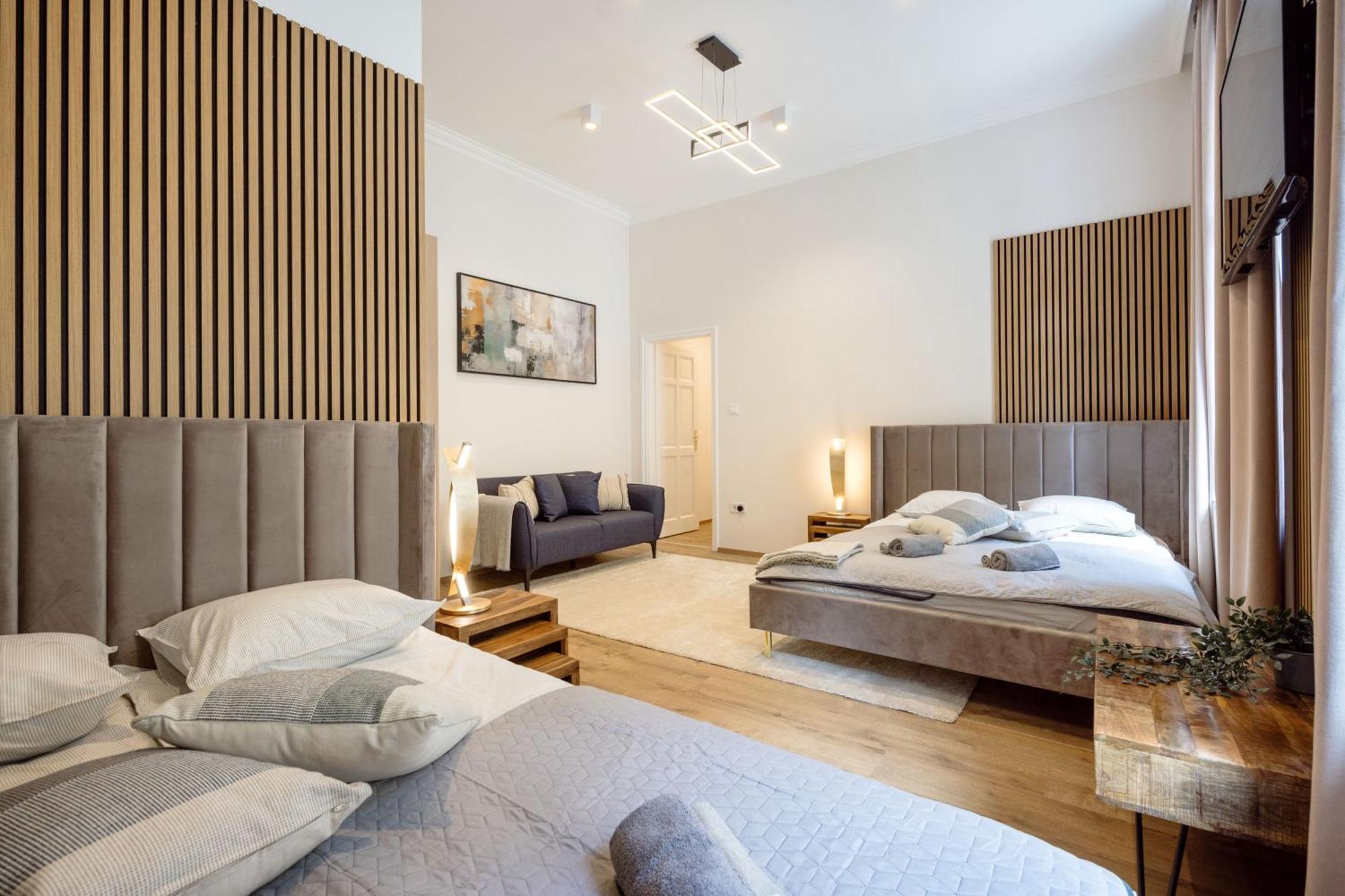 Appartamento Sleek Downtown Living Budapest Esterno foto